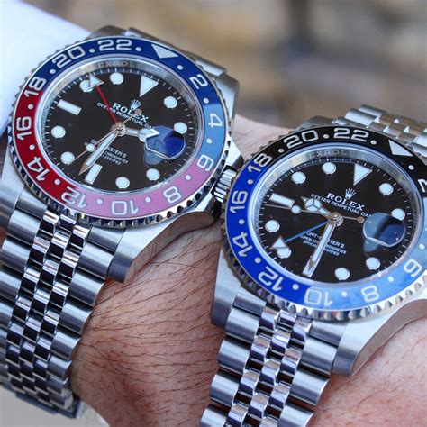 rolex coke vs pepsi vs batman|116710 vs 126710.